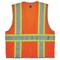 Ergodyne Two-Tone Hi-Vis Safety Vest 5XL Class 2 H Back, , Zipper 6 Pockets, 2 Mic Tab, ID Window 8246Z-S - alternate 2